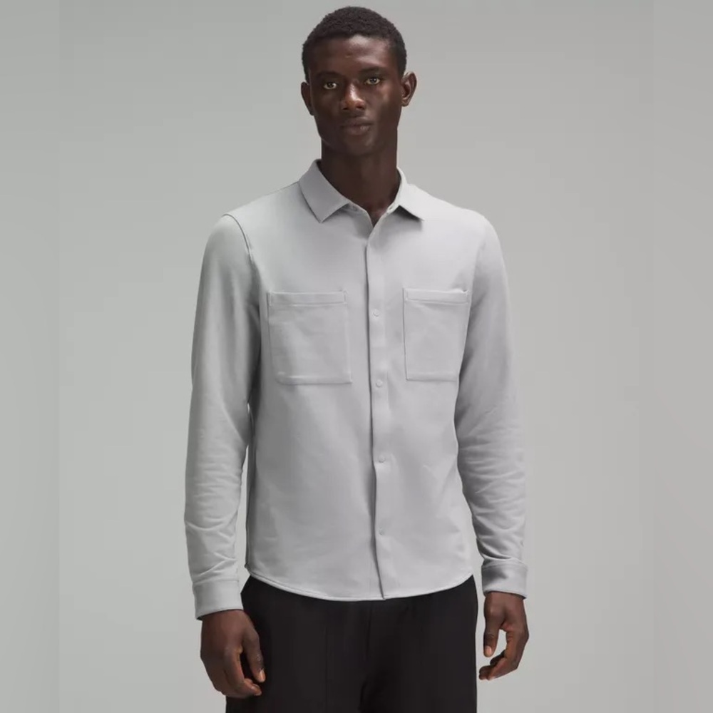 Lululemon Soft Knit Overshirt French Terry Rhino Grey